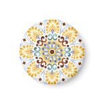 Golden Mandala Magnet