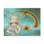 "Golden Mermaid" Postcard