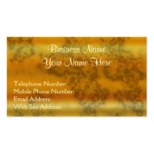 Golden Metallic-effect III Business Cards