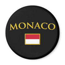 Golden Monaco Magnet