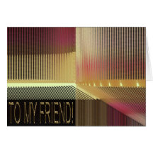 Golden Note Greeting Cards