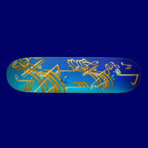 Golden Notes Skateboard skateboards
