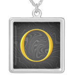 Golden O Monogram Necklace