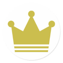 golden party crown icon