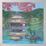 Golden Pavillion in Kyoto Posters