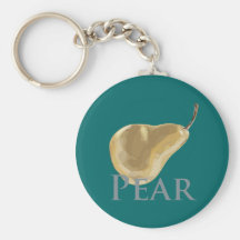 Golden Pear Keychains