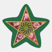Golden Pentagram #1 - Sticker