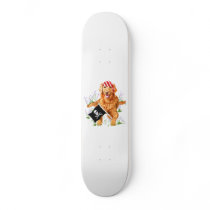 Golden Pirate Skateboard