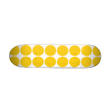 Golden Polka Dot Circles & Spots : Gold Polka Dots Skateboard Decks