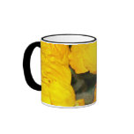 Golden Poppies Ringer Mug