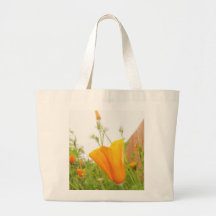 Golden Poppies Tote Bag