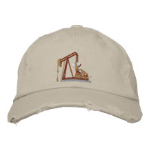 Golden Pumpjack Baseball Cap