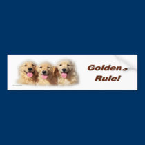 golden_pups5_bumpersticker bumper stickers