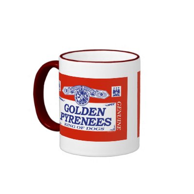 Golden Pyrenees Coffee Mugs by dogbreedz