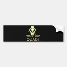 Golden Quads Bumper Stickers