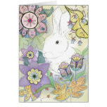 Golden Rabbit Greeting Card