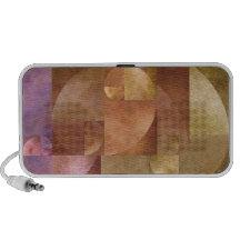 Golden Ratio, Fibonacci Spiral Notebook Speaker