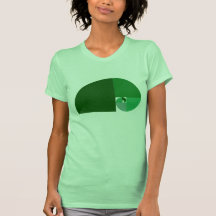 Golden Ratio, Fibonacci Spiral T-shirts