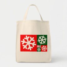 Golden Ratio Snowflake Canvas Bags