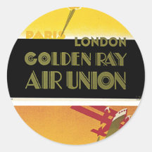 Golden Ray Air Union Stickers