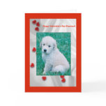 Golden Retreiever Love Valentine Card
