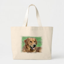 Golden Retriever Art Gifts Bag