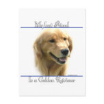 Golden Retriever Best Friend 2 Post Card