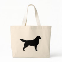 Golden Retriever (black) Canvas Bags