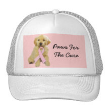 Golden Retriever Breast Cancer Hat