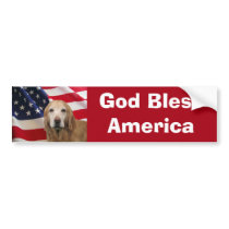 Golden Retriever Bumper Sticker