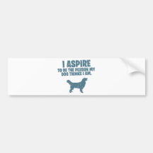 Golden Retriever Bumper Sticker