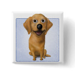Golden Retriever Button
