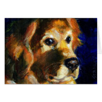 Golden Retriever Greeting Card