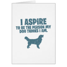Golden Retriever Card