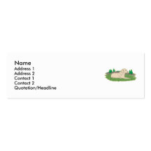 Golden retriever carte de visite