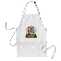 Golden Retriever Christmas Gifts Apron