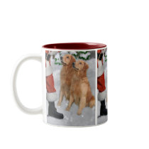 Golden Retriever Christmas Gifts Coffee Mugs