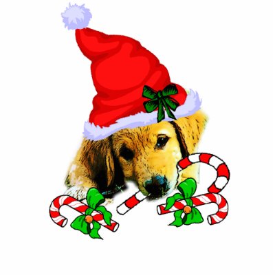 Golden Retriever Christmas Gifts Ornament Photo Cutouts by DogsByDezign