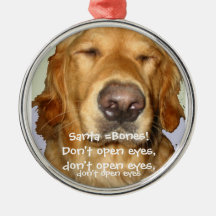 Golden Retriever Christmas Ornament