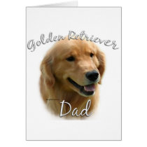Golden Retriever Dad 2 Card