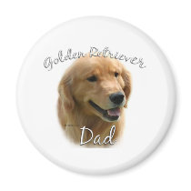 Golden Retriever Dad 2 Magnet