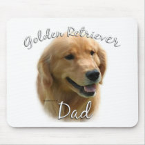 Golden Retriever Dad 2 Mouse Mat