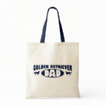 Golden Retriever Dad Canvas Bags
