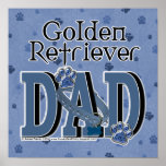 Golden Retriever DAD Poster