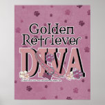 Golden Retriever DIVA Posters