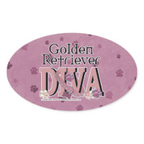 Golden Retriever DIVA Sticker