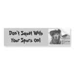 Golden Retriever Don't Squat Bumper Sticker