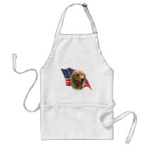 Golden Retriever Flag Aprons