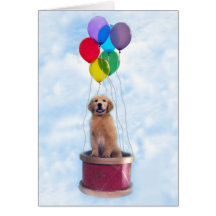 Golden Retriever Forever Young Greeting Card