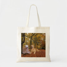 Golden Retriever Friendship Tote Bag